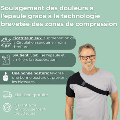 ÉpauleConfort®  - Libérez-vous des douleurs avec notre soutien innovant pour l'épaule.