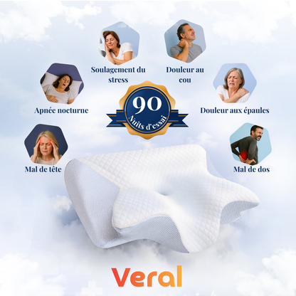 Dorméa™ – Coussin orthopédique haute précision