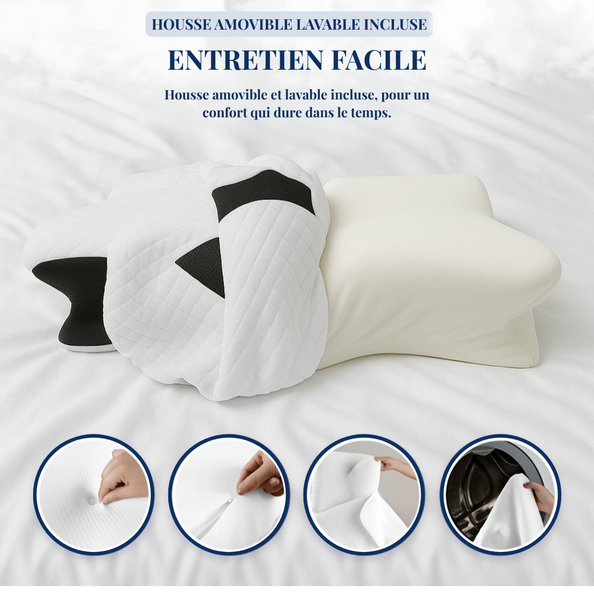 Dormea™ FreshCover — Housse respirante lavable