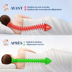 Dorméa™ – Oreiller cervical ergonomique