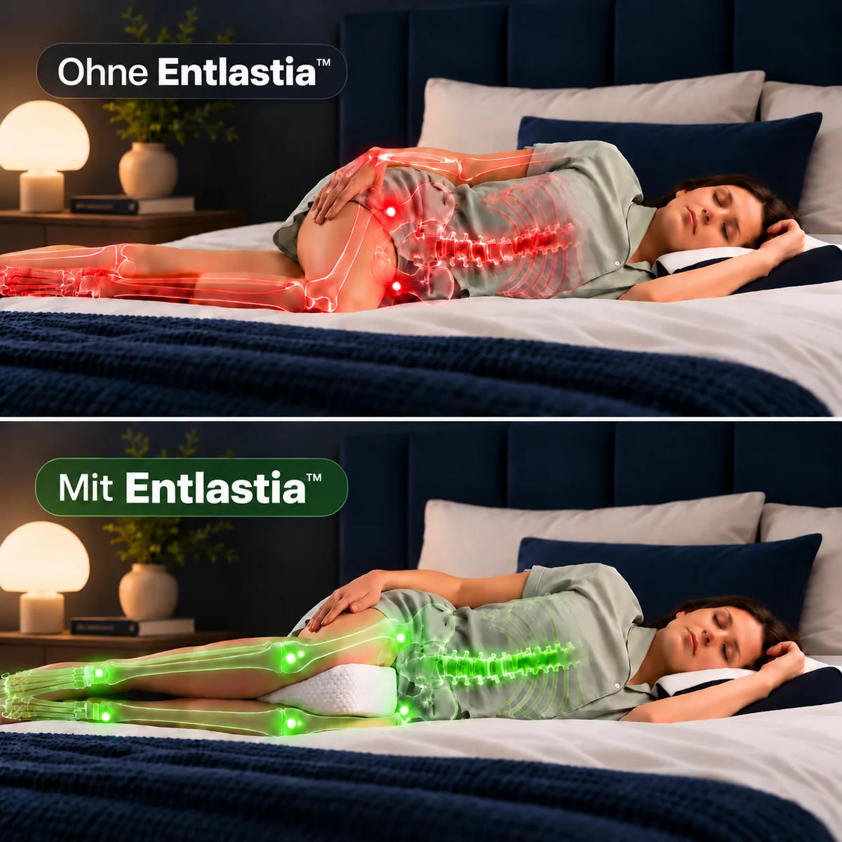 Entlastia™ – Ergonomisches Stützkissen für spürbare Entlastung