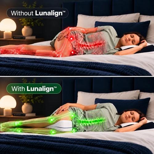 Lunalign™ – 4-in-1 Ergonomic Knee & Leg Pillow
